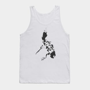 Philippines Pixel Art (Black) Tank Top